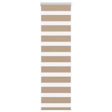 vidaXL zebrafüggönnyel homokbarna szövetszélesség 40,9 cm poliészter lakástextília