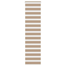 vidaXL zebrafüggönnyel homokbarna szövetszélesség 60,9 cm poliészter lakástextília