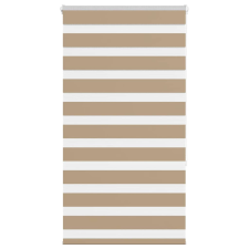 vidaXL zebrafüggönnyel homokbarna szövetszélesség 75,9 cm poliészter lakástextília