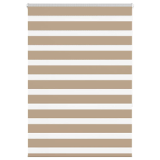 vidaXL zebrafüggönnyel homokbarna szövetszélesség 90,9 cm poliészter lakástextília