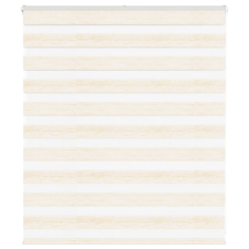 vidaXL zebrafüggönnyel márványbézs szövetszélesség 130,9 cm poliészter lakástextília