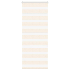 vidaXL zebrafüggönnyel márványbézs szövetszélesség 50,9 cm poliészter lakástextília