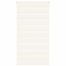 vidaXL zebrafüggönnyel márványbézs szövetszélesség 80,9 cm poliészter lakástextília