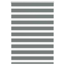 vidaXL zebrafüggönnyel sötét szürke szövetszélesség 100,9cm poliészter lakástextília