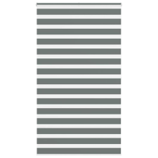 vidaXL zebrafüggönnyel sötét szürke szövetszélesség 120,9cm poliészter lakástextília