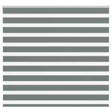 vidaXL zebrafüggönnyel sötét szürke szövetszélesség 155,9cm poliészter lakástextília