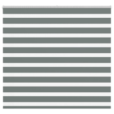 vidaXL zebrafüggönnyel sötét szürke szövetszélesség 160,9cm poliészter lakástextília