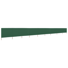 vidaXL zöld 9-paneles szövet szélfogó 1200 x 160 cm (47199) kerti bútor