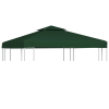 vidaXL Zöld csere pavilon ponyvatető 310 g/m² 3 x 3 m