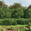 vidaXL zöld dróthálós kerítés illesztőperemmel 1,8x25 m