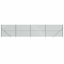 vidaXL zöld drótkerítés cövekekkel 1,6 x 10 m (153924) kerti bútor