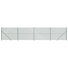 vidaXL zöld drótkerítés illesztőperemmel 1,4 x 10 m (153939) kerti bútor