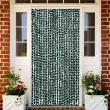 vidaXL zöld és fehér zsenília rovarfüggöny 118x220 cm szúnyogháló