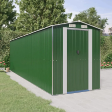 vidaXL zöld horganyzott acél kerti fészer 192x689x223 cm kerti tárolás