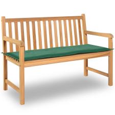 vidaXL zöld kerti pad párna 120 x 50 3 cm lakástextília