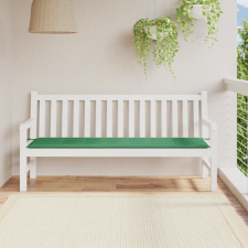 vidaXL zöld kerti pad párna 180 x 50 x 3 cm kerti bútor