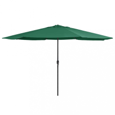vidaXL Zöld kültéri napernyő fémrúddal 400 cm kerti bútor