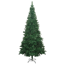 vidaXL zöld műkarácsonyfa LED fényekkel és gömbszettel L 240 cm  (3077663) műfenyő