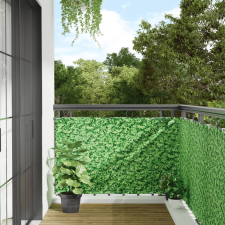 vidaXL zöld növénymintás PVC kerti belátás elleni paraván 600x90 cm kerti bútor