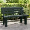 vidaXL zöld polipropilén kerti pad 110 x 52 x 71 cm