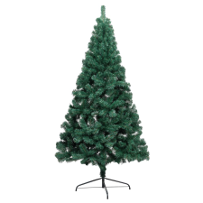 vidaXL zöld PVC fél műkarácsonyfa állvánnyal 120 cm (328415) műfenyő