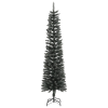 vidaXL zöld PVC vékony műkarácsonyfa állvánnyal 210 cm (345186)