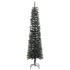 vidaXL zöld PVC vékony műkarácsonyfa állvánnyal 210 cm (345186) műfenyő