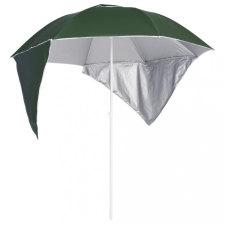 vidaXL zöld strandnapernyő oldalfalakkal 215 cm kerti bútor