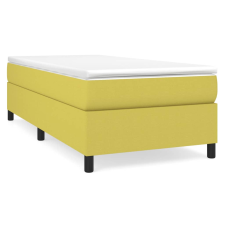 vidaXL zöld szövet ágykeret matrac nélkül 100x200 cm (3120845) ágy és ágykellék
