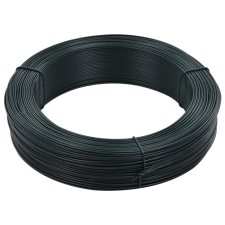 vidaXL Zöldesfekete acél kerítésösszekötő drót 250 m 1,6/2,5 mm kerti dekoráció