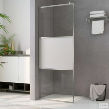 vidaXL zuhanyfal selyemmatt ESG üveggel 80 x 195 cm kád, zuhanykabin