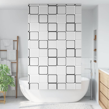vidaXL zuhanyzó redőny 130x240 cm szövet szélessége 126 cm redőny