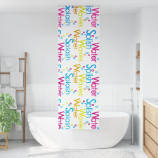 vidaXL zuhanyzó redőny 80x240 cm szövet szélessége 76 cm (4014911) lakástextília