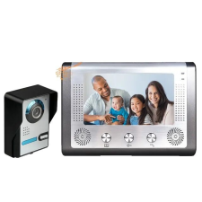  Videó ajtócsengő, 7 hüvelykes kijelző, 1000TVL kamera, T801FA11 csengő