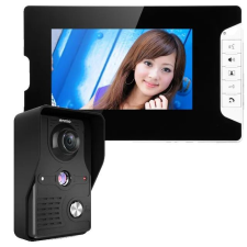 Video Door Intercom rendszer, vezetékes telepítés, esőálló hívópanel, 813MKB11 bababiztonság