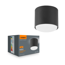 Videx Felületre szerelhető lámpatest SPOT Felületre szerelhető mennyezeti spotlámpa GX53 Black Videx világítás