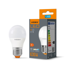 Videx LED izzó E27 G45 Ball 7W = 50W 630lm 4000K Semleges 240° Videx izzó