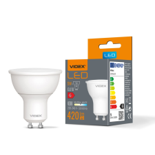 Videx LED izzó GU10 Spotlámpa 5W = 36W 420lm 4000K Semleges 120° Videx izzó