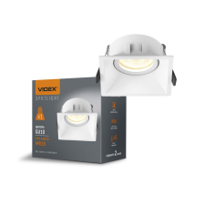 Videx Süllyesztett HALOGEN spotlámpa GU10 négyzet alakú fehér Videx világítás
