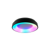 Videx Videx EDGE 72 W-os RGB fekete távirányítós mennyezeti lámpa