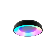 Videx Videx EDGE 72 W-os RGB fekete távirányítós mennyezeti lámpa világítás
