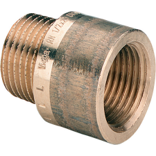 VIEGA 40mm 3/4″ vörösöntvény csaphosszabbító (355050) hűtés, fűtés szerelvény