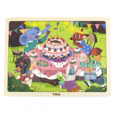 Viga 24 db-os fejlesztő puzzle - születésnap puzzle, kirakós