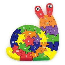 Viga 3D puzzle - Csiga betűkkel (6934510552527) puzzle, kirakós