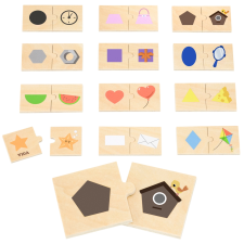 Viga árnyékpárosító puzzle készlet gyerekeknek puzzle, kirakós