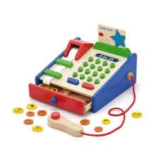 Viga Fából készült pénztárgép puzzle, kirakós