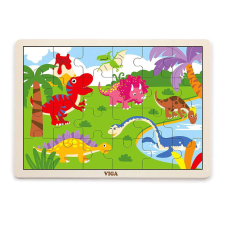 Viga Gyermek fa puzzle Viga Dino fajáték