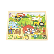 Viga Gyermek fa puzzle Viga Farm 48 db puzzle, kirakós