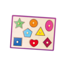 Viga Gyermek fa puzzle Viga Geometriai alakzatok puzzle, kirakós