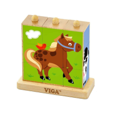 Viga Montesszori (farmos) puzzle, kirakós